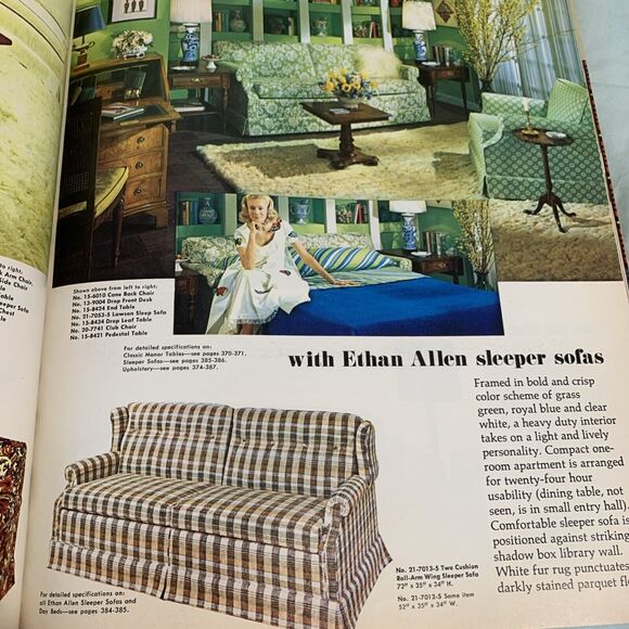 The Ethan Allen Treasury of American Traditional Interiors 72nd Edition Vintage - Picture 5 of 10